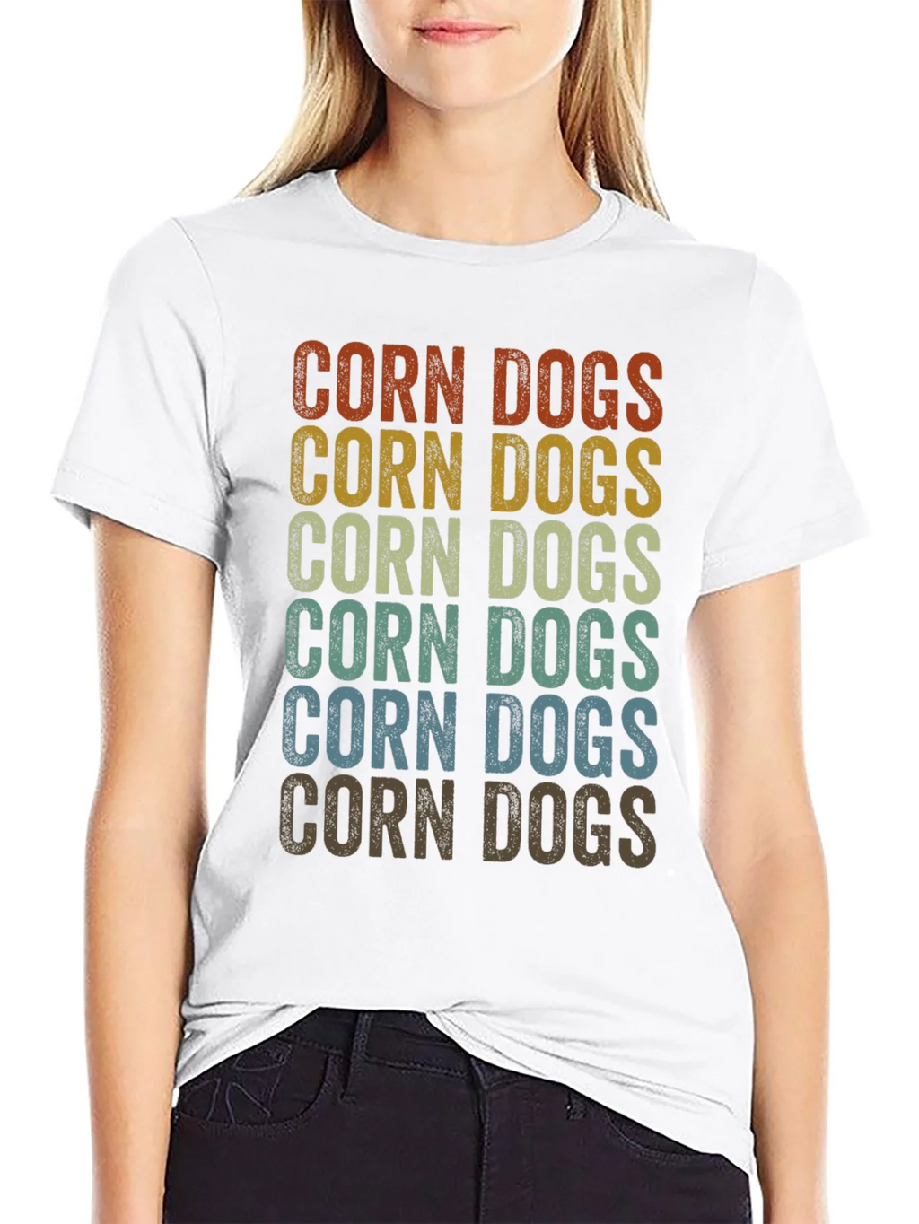 Retro Corn Dogs Graphic T-Shirt product image 8