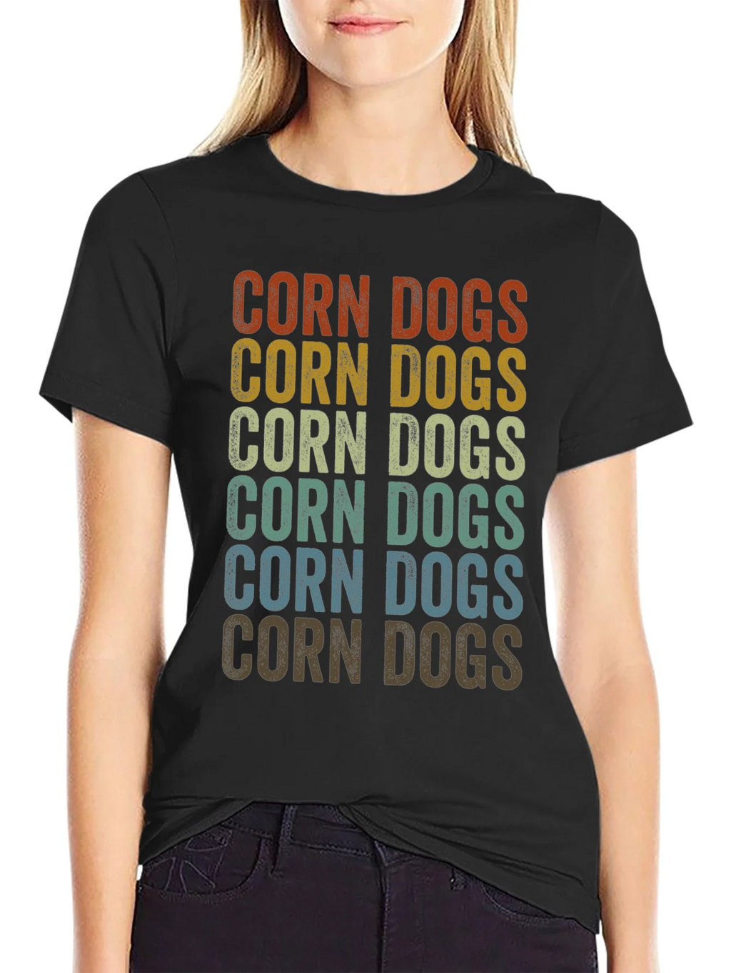 Retro Corn Dogs Graphic T-Shirt product image 2