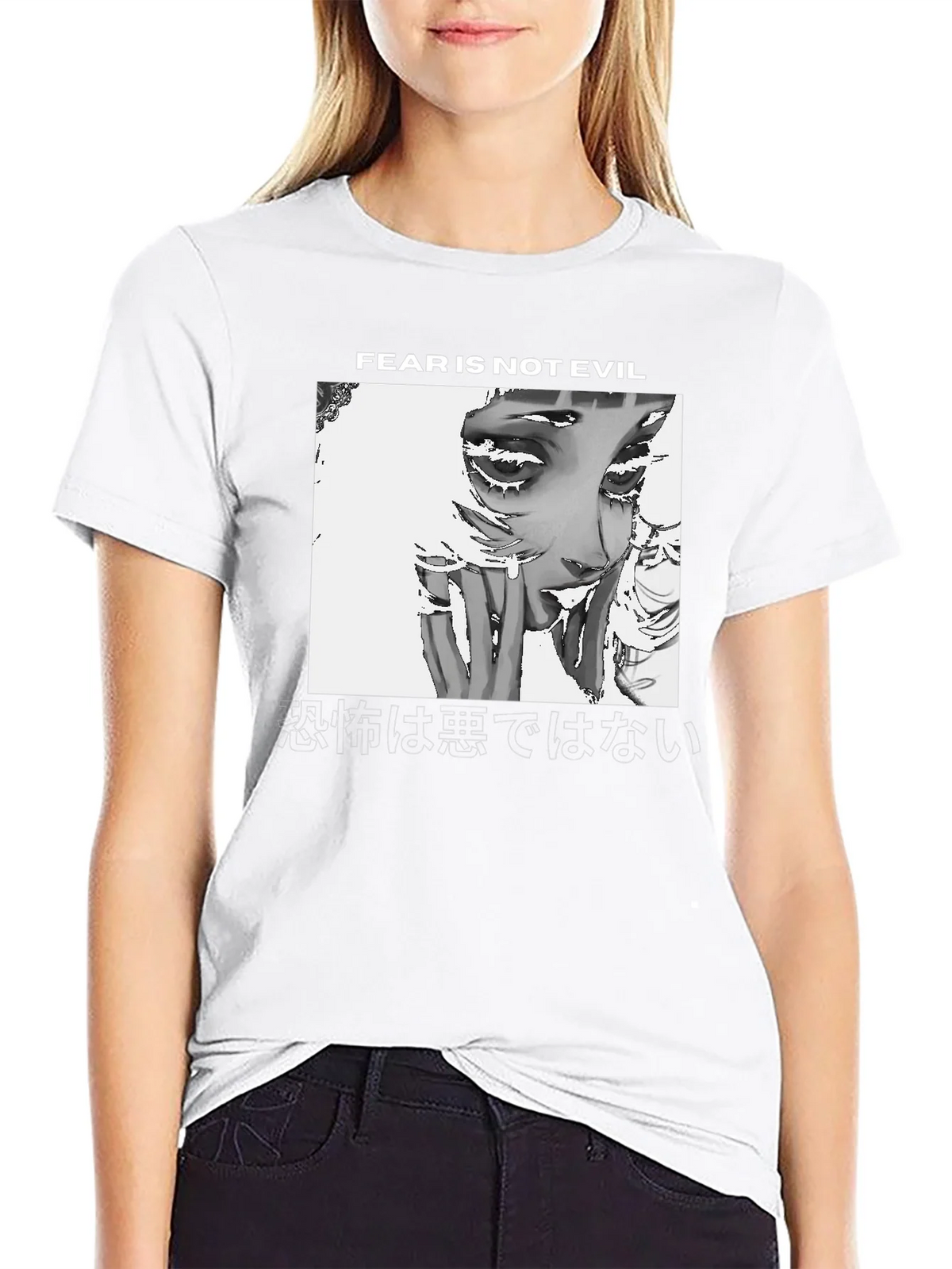 Fear is Not Evil Graphic Tee - Black Unisex T-Shirt product image 8