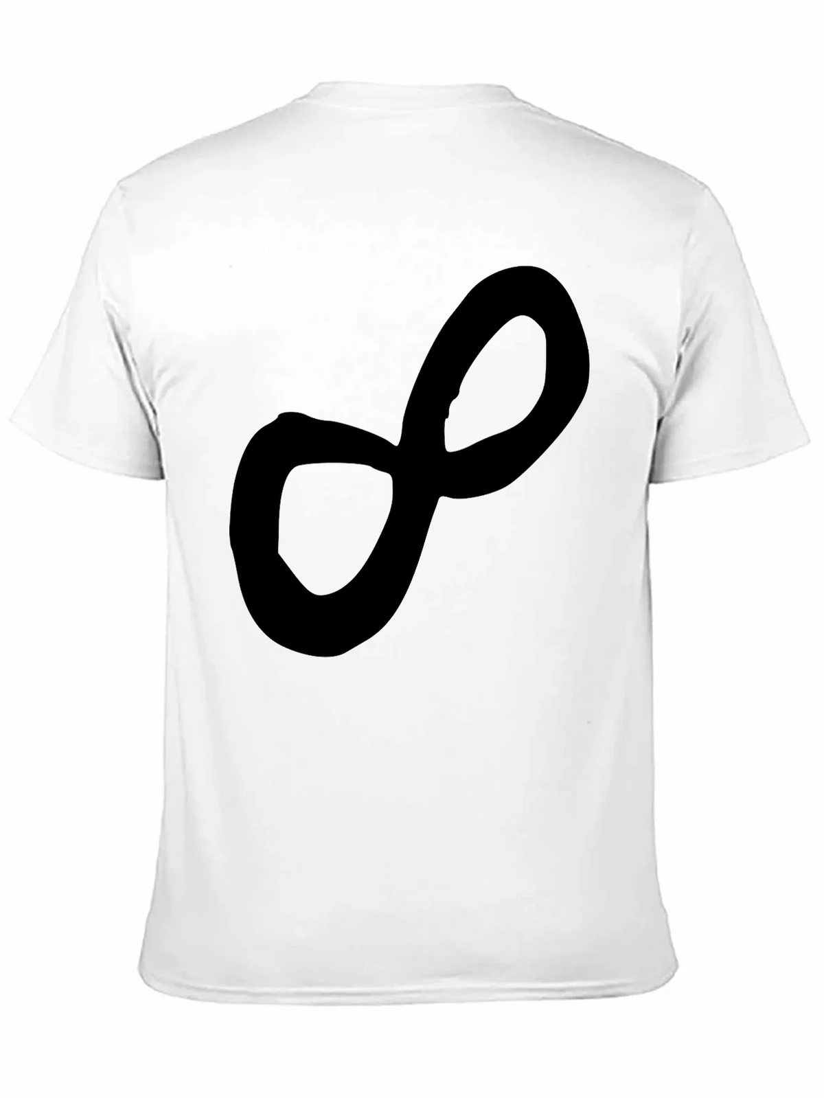 Infinity Symbol Black T-Shirt Casual Tee product image 7