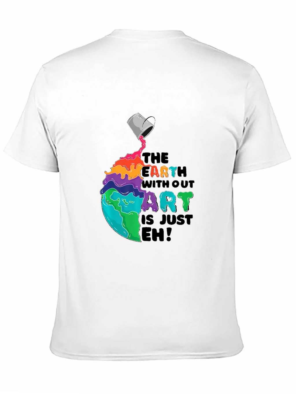 Colorful Earth Without Art T-Shirt product image 10