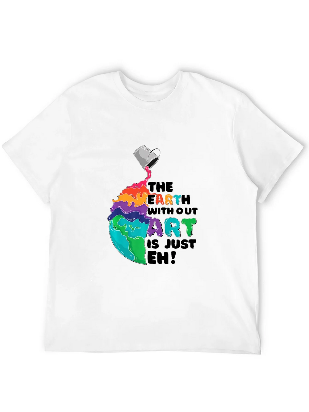 Colorful Earth Without Art T-Shirt product image 11