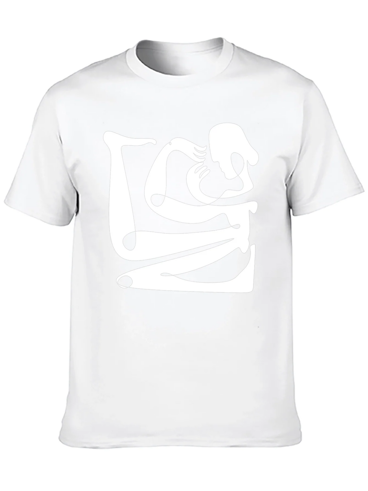 Abstract Art Black Graphic Tee product image 8