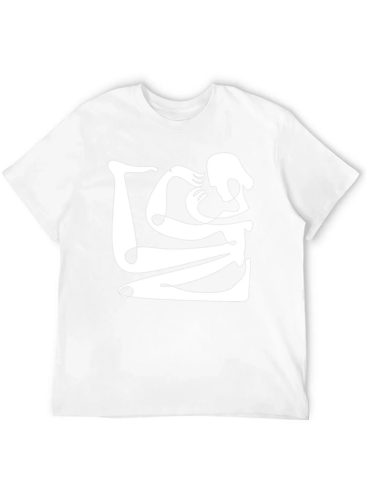 Abstract Art Black Graphic Tee product image 10
