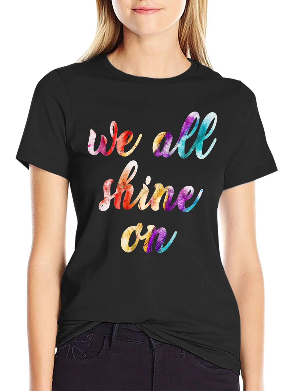 We All Shine On Graphic Tee - Positive Vibes T-Shirt product image 2