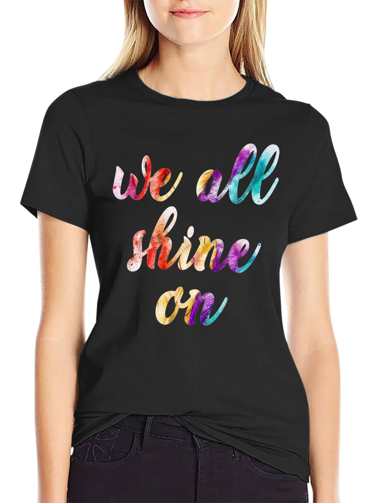 We All Shine On Graphic Tee - Positive Vibes T-Shirt product image 2
