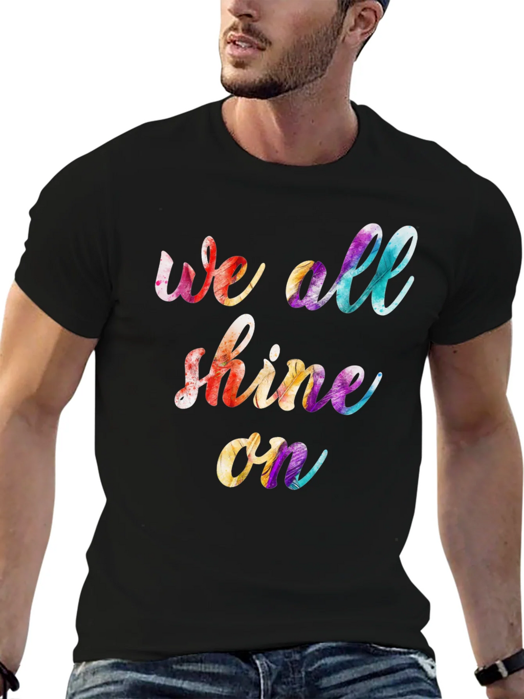 We All Shine On Graphic Tee - Positive Vibes T-Shirt product image 6