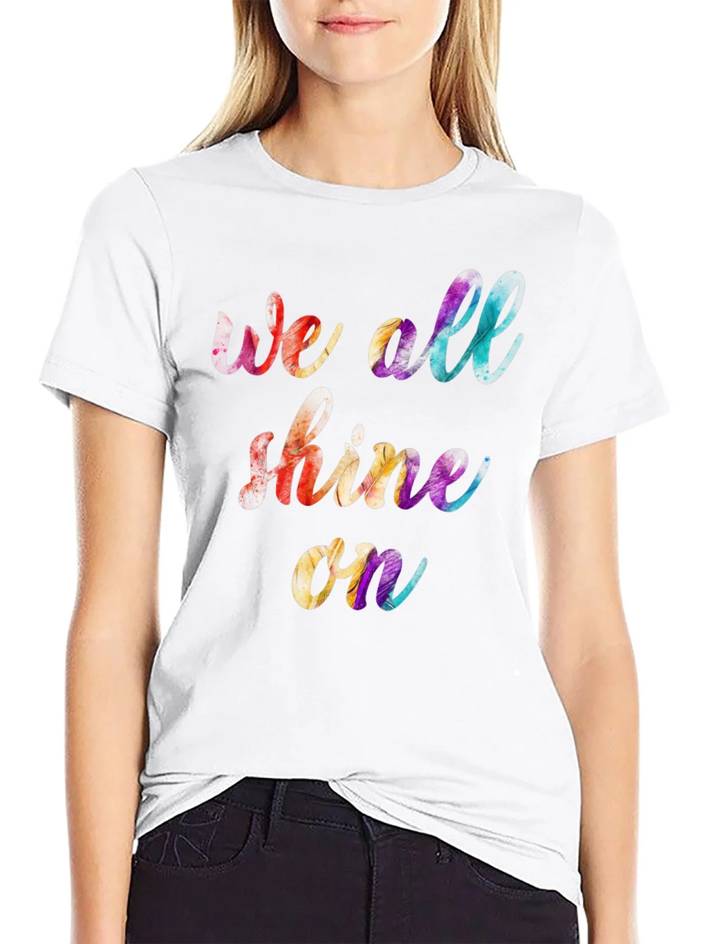 We All Shine On Graphic Tee - Positive Vibes T-Shirt product image 8