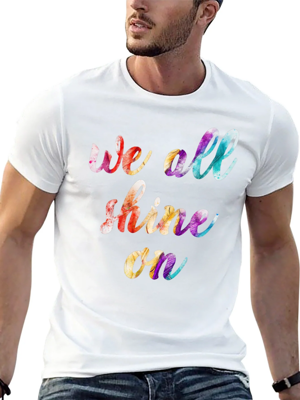 We All Shine On Graphic Tee - Positive Vibes T-Shirt product image 12