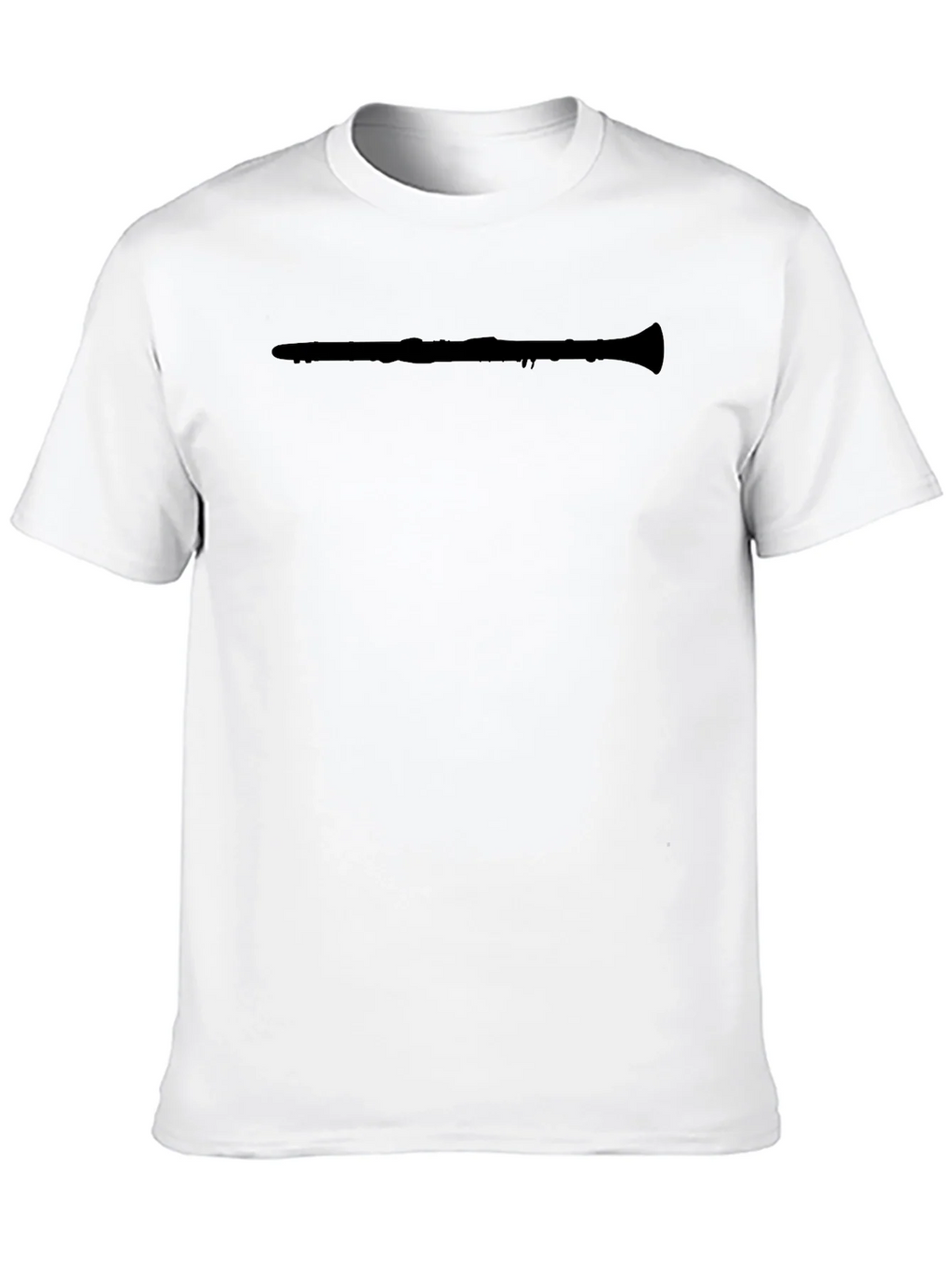 Mens Black Clarinet Graphic Tee product image 7