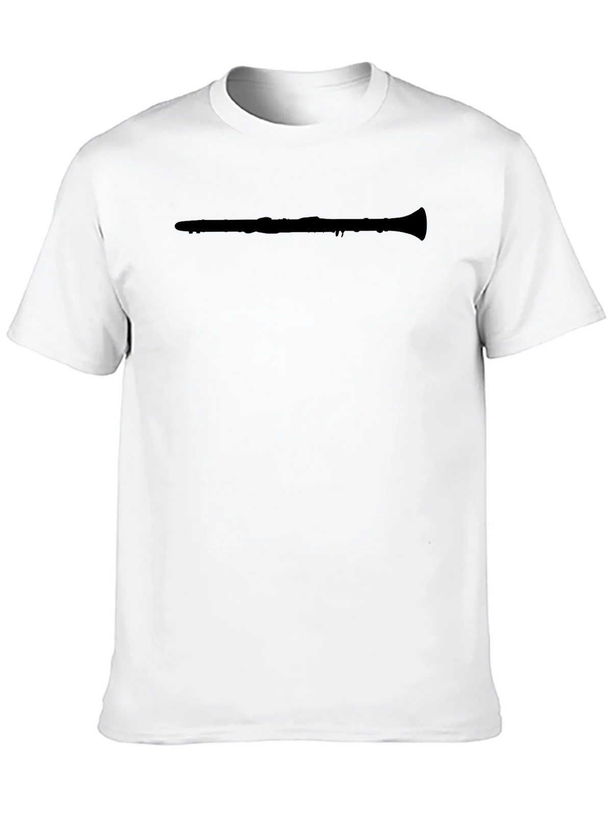 Mens Black Clarinet Graphic Tee product image 7