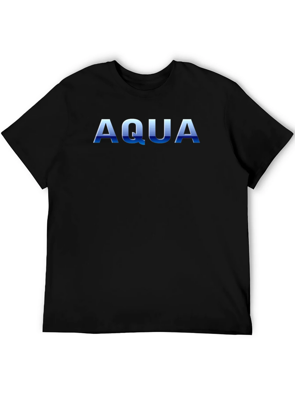 AQUA Graphic Print Mens Black T-Shirt product image 5