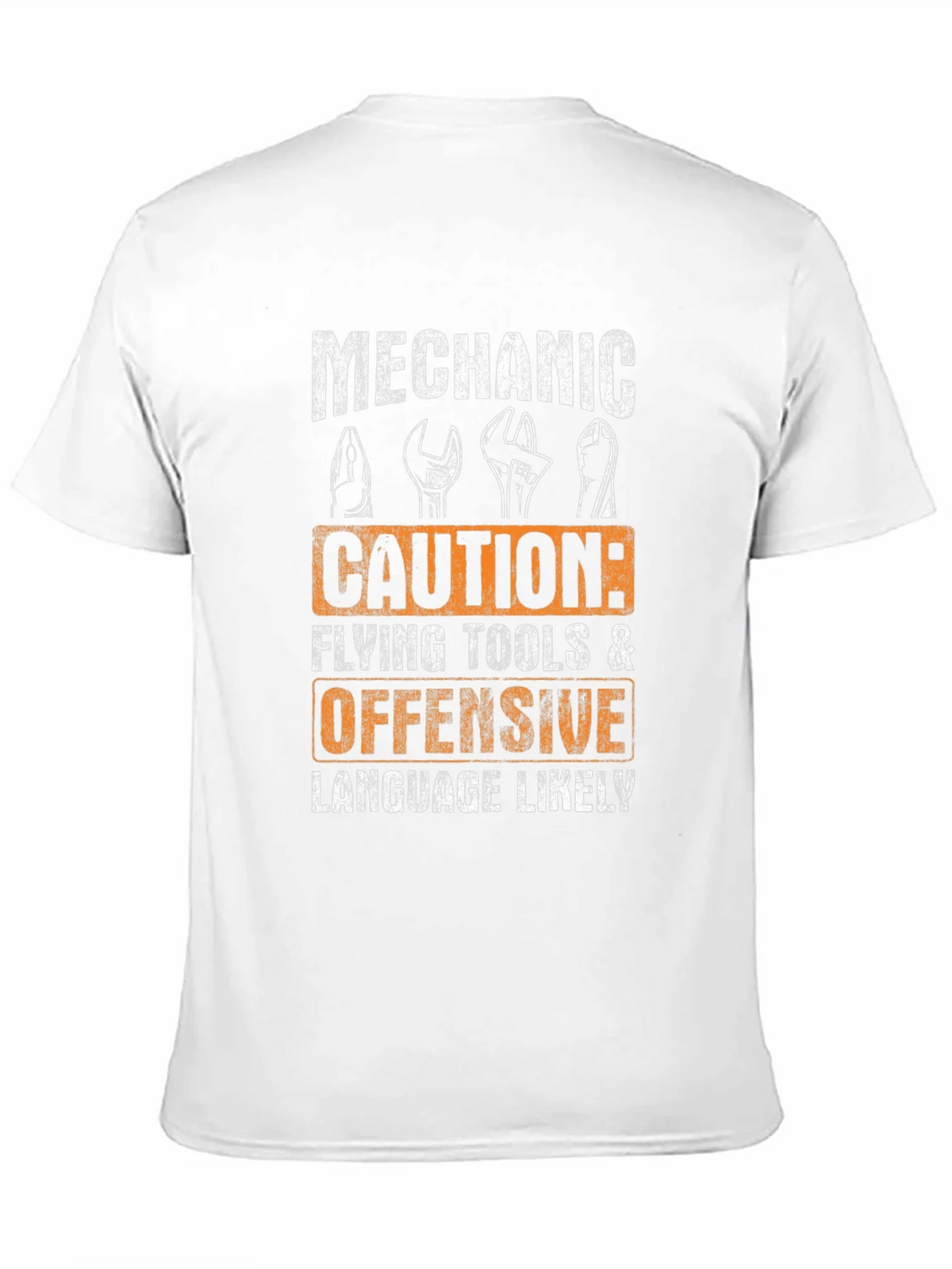 Mechanic Caution Graphic T-Shirt - Funny Novelty Tee product image 10