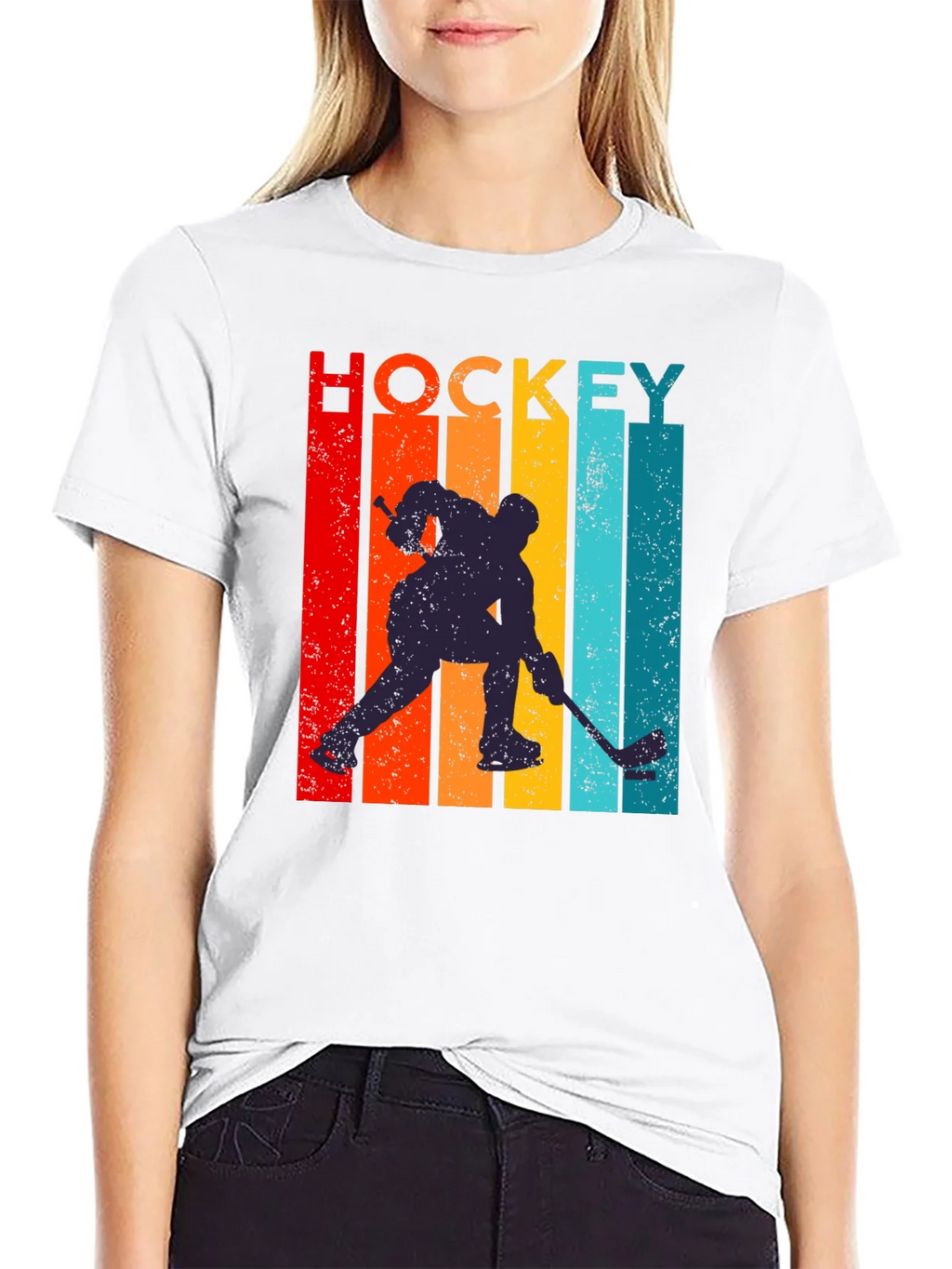 Retro Hockey Player Graphic Tee product image 7