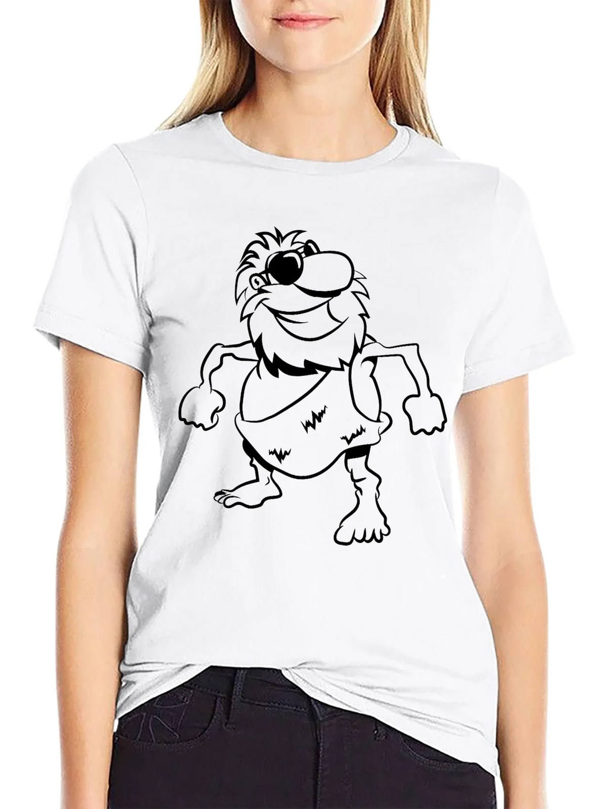 Cartoon Caveman Graphic Tee product image 8