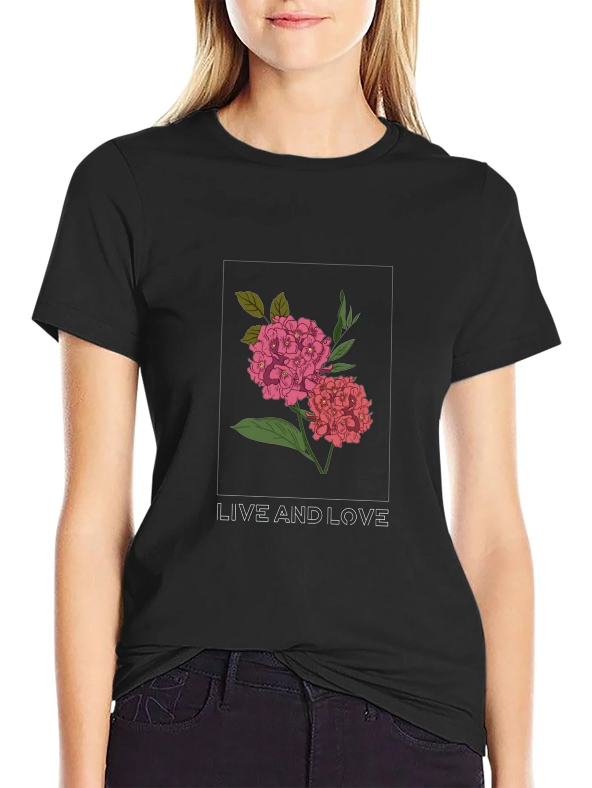 Floral Live and Love Graphic Tee product image 2