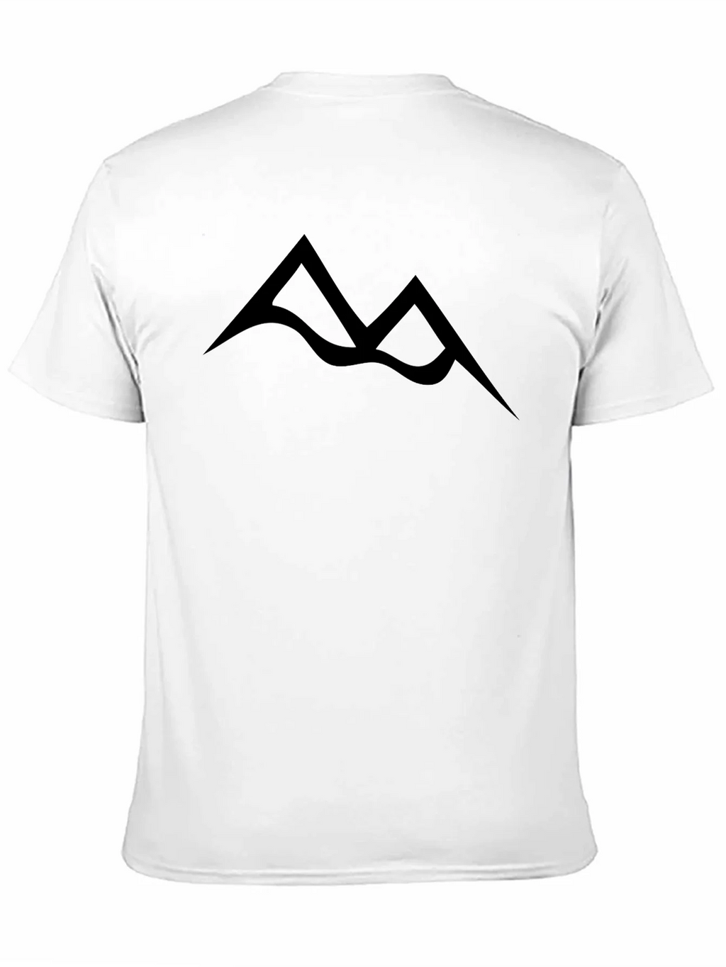Minimalist Mountain Peak Black T-Shirt product image 10