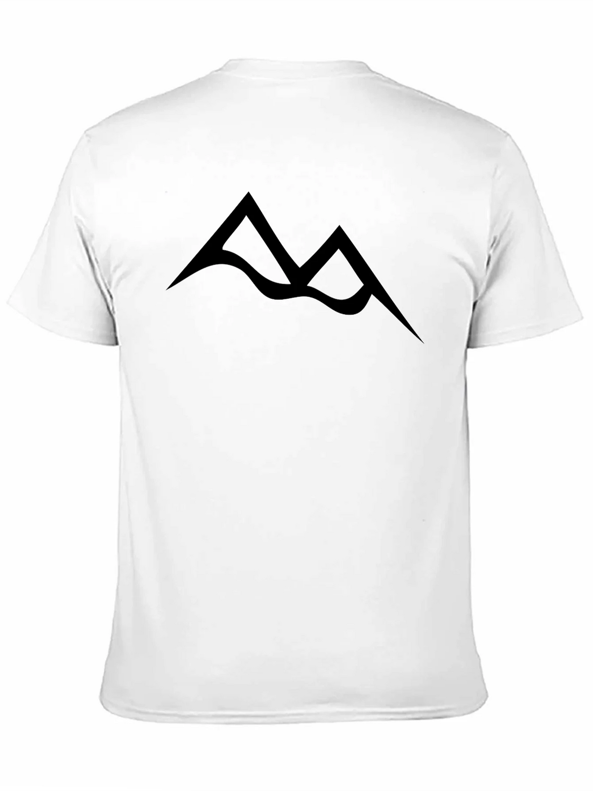 Minimalist Mountain Peak Black T-Shirt product image 10