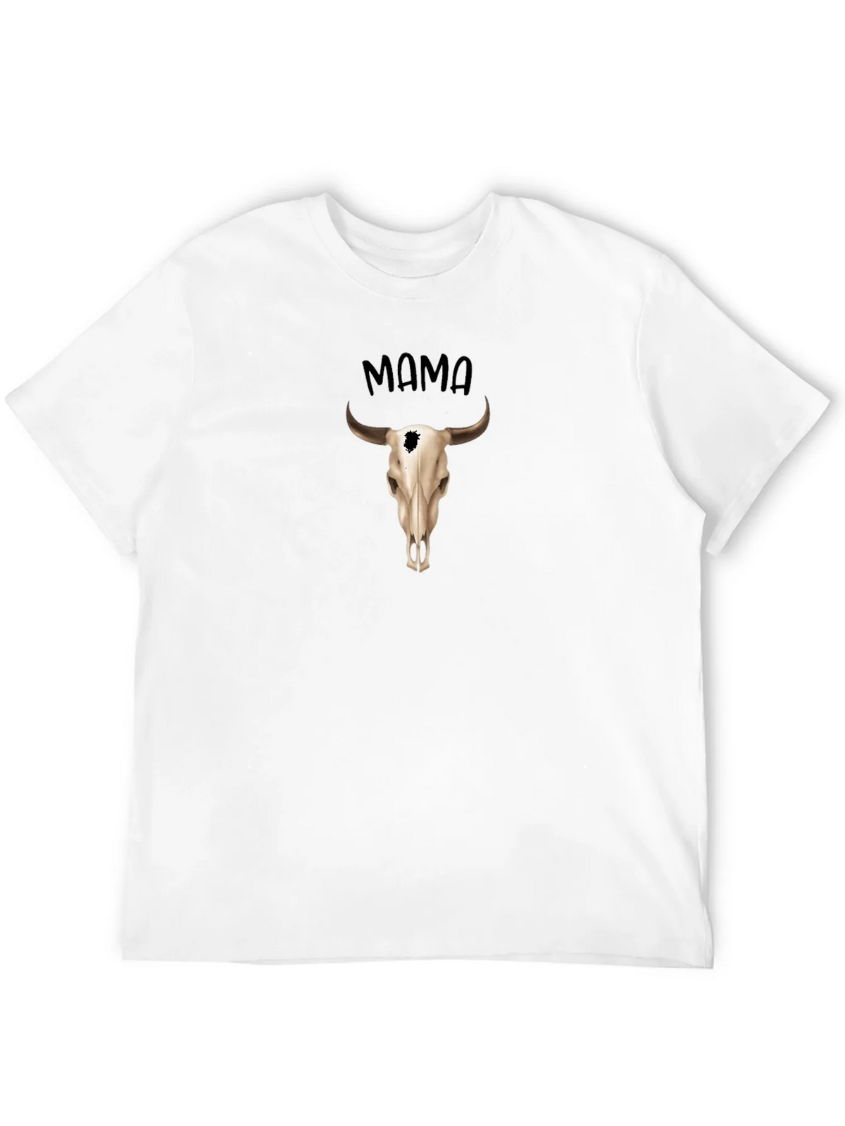 Mama Steer Skull Graphic Tee - Western Style product image 11