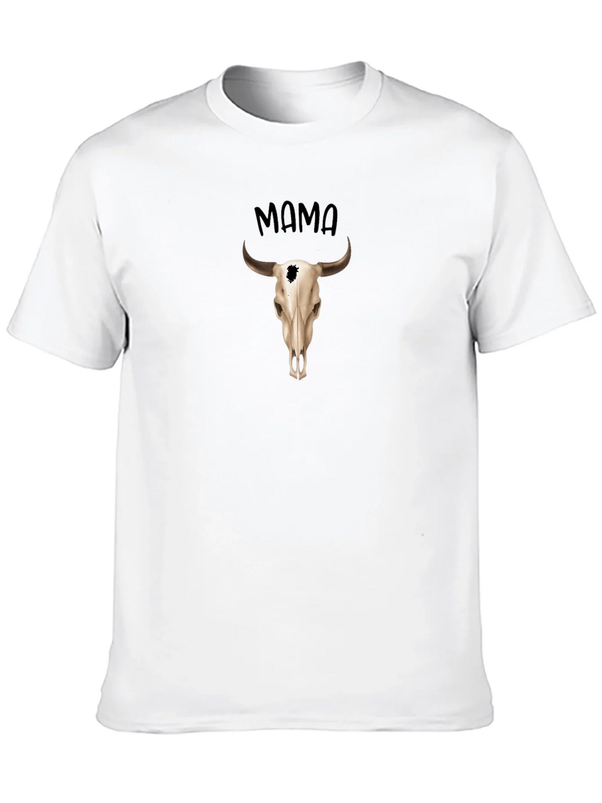 Mama Steer Skull Graphic Tee - Western Style product image 9