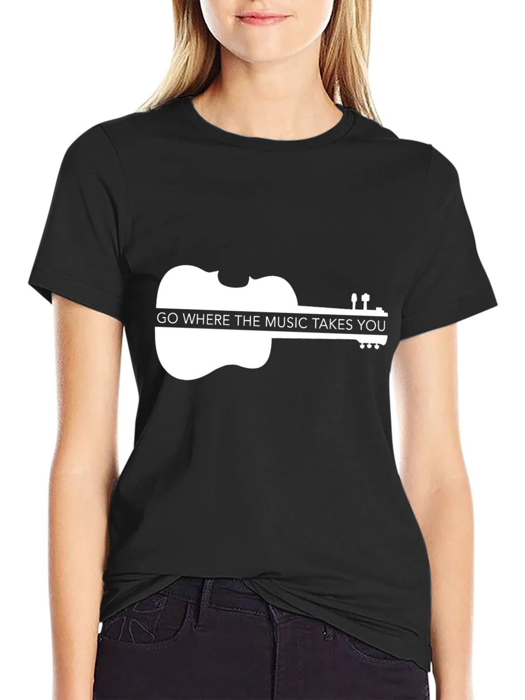 Music Takes You Violin Graphic Tee product image 2