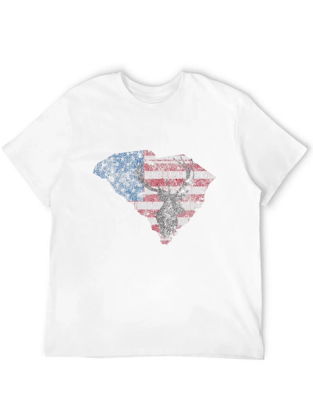 American Flag Deer Silhouette Graphic Tee product image 11