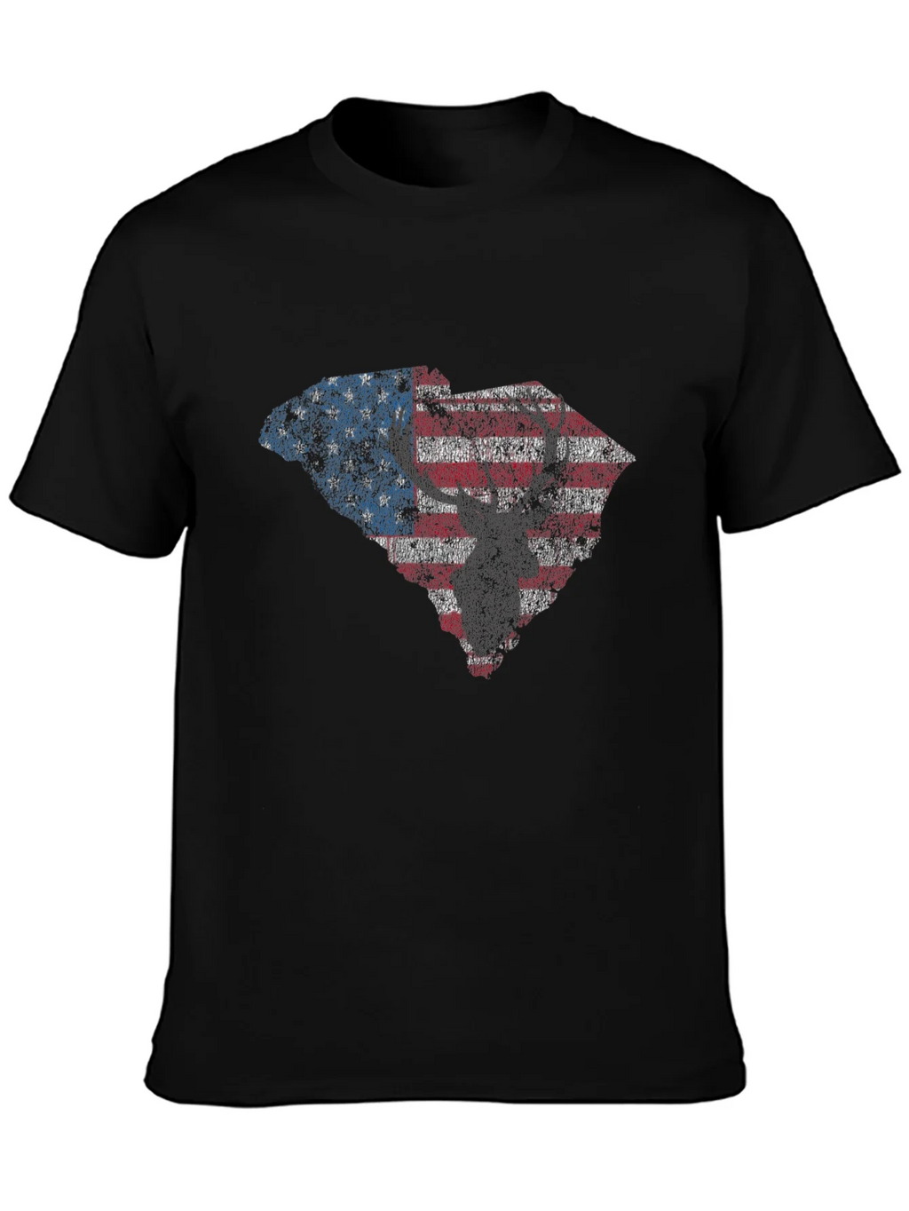 American Flag Deer Silhouette Graphic Tee product image 3