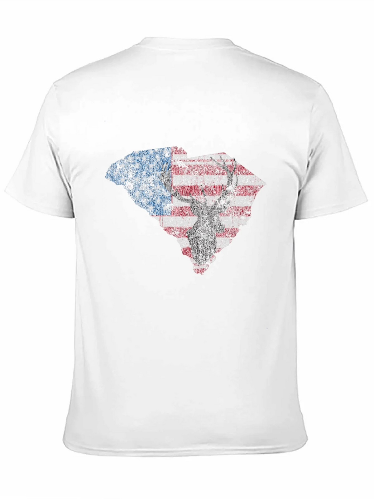 American Flag Deer Silhouette Graphic Tee product image 10