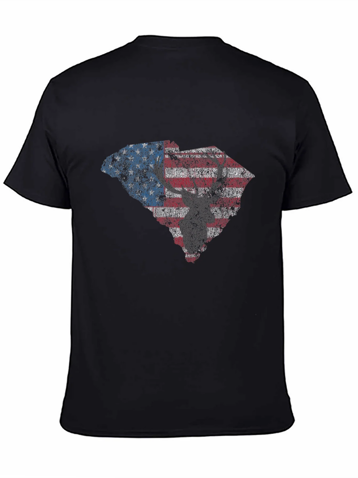 American Flag Deer Silhouette Graphic Tee product image 4