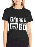 Garage Calling T-Shirt: Car Enthusiast Apparel product image 1