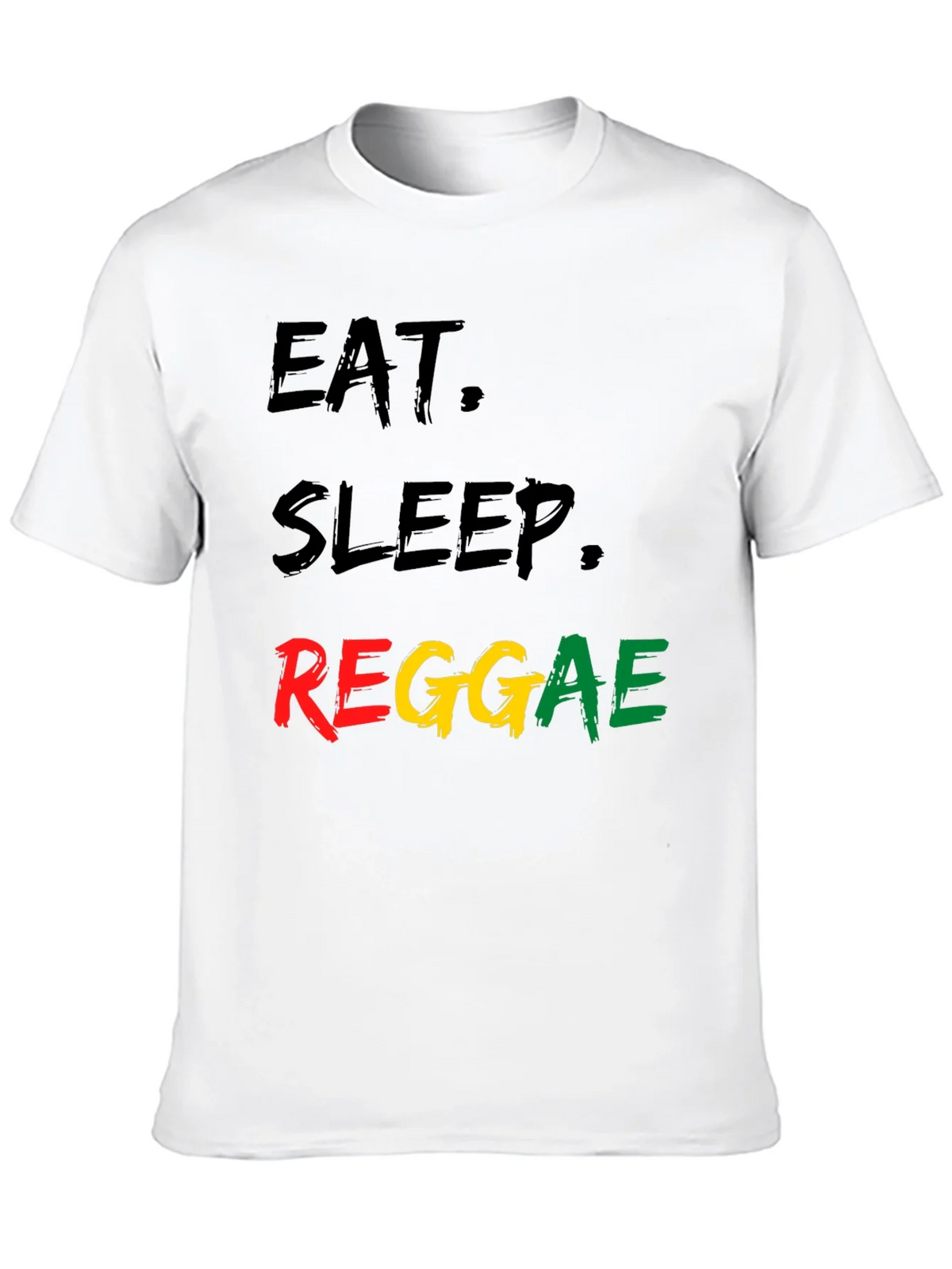 Eat Sleep Reggae Black T-Shirt product image 7