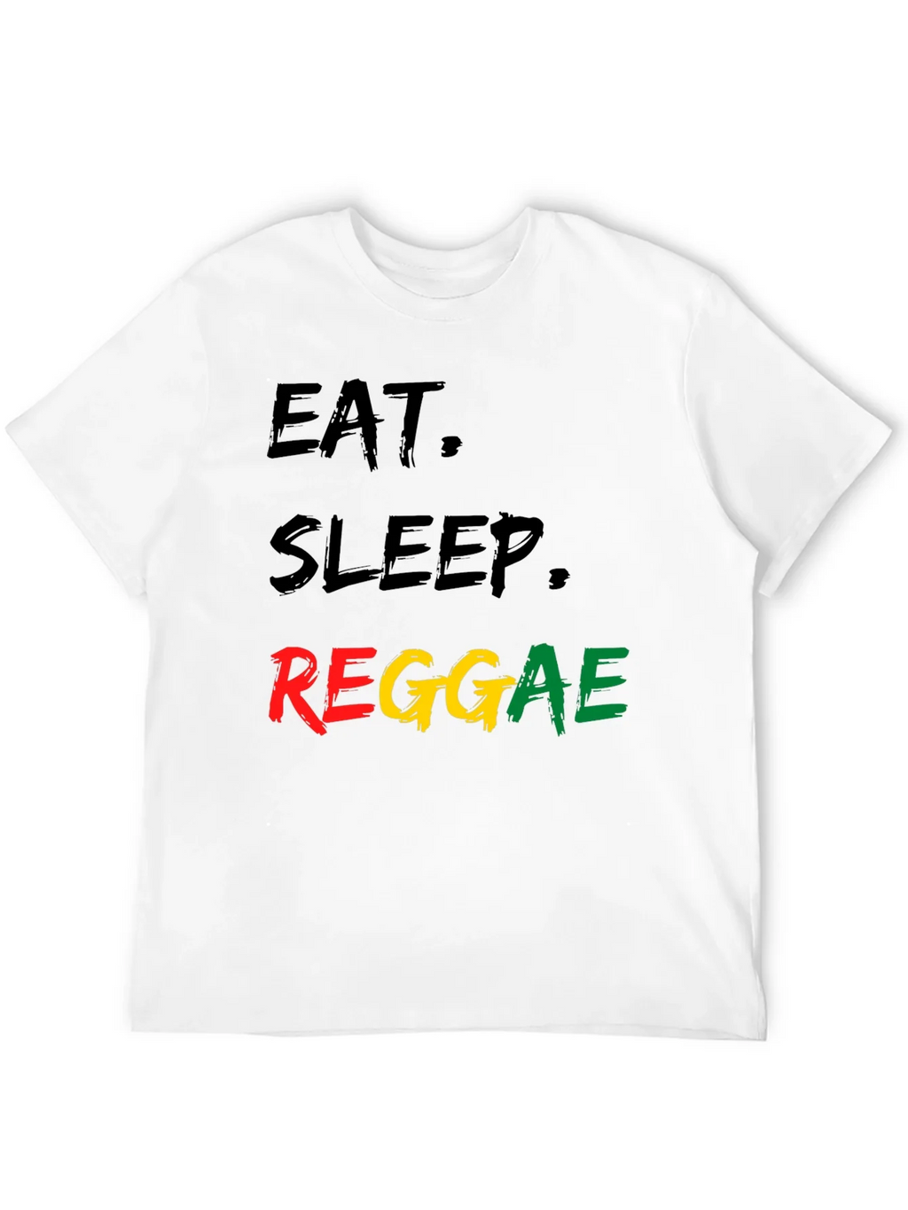 Eat Sleep Reggae Black T-Shirt product image 9