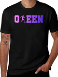 Soccer Queen Black T-Shirt product image 1