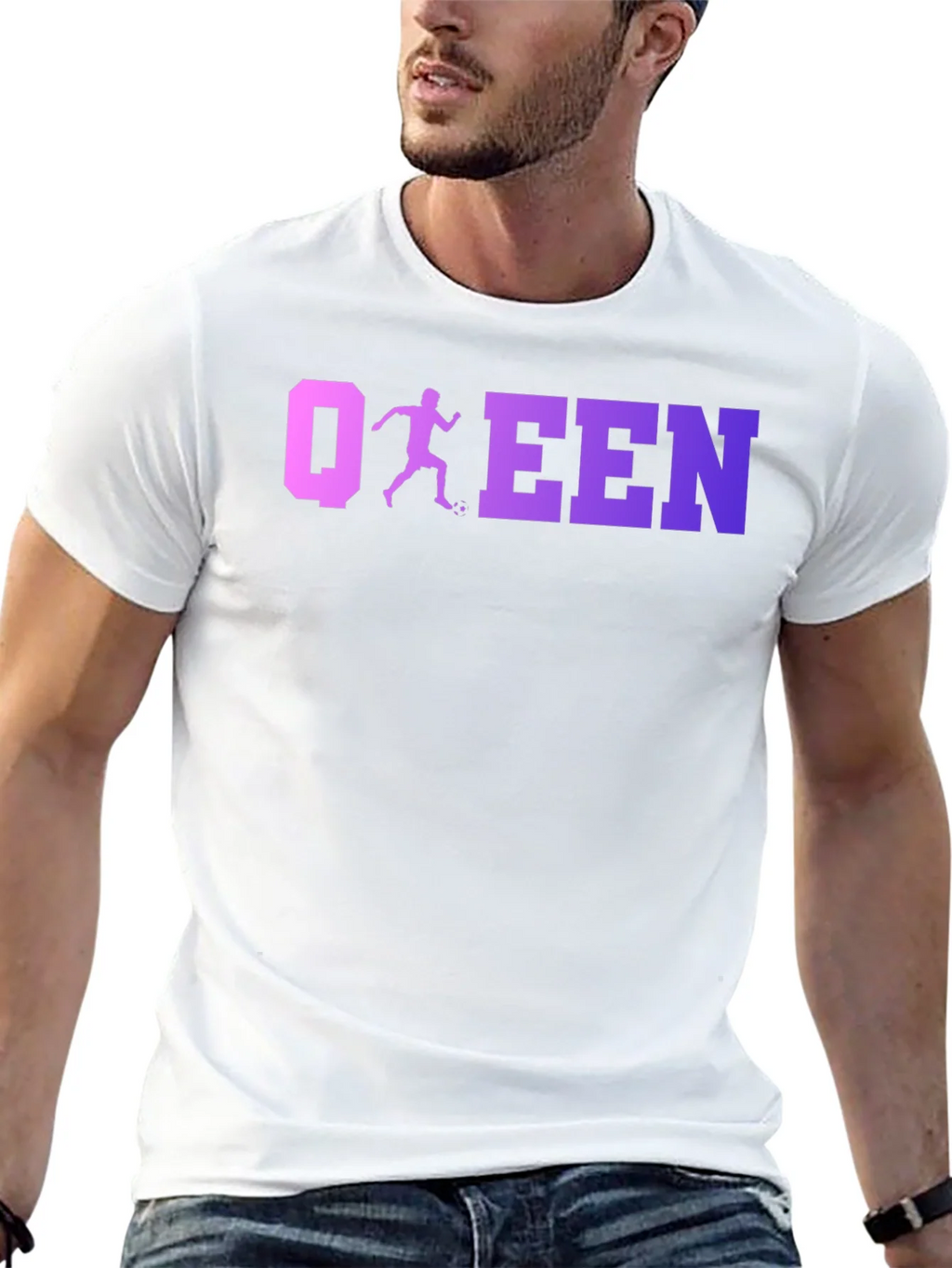 Soccer Queen Black T-Shirt product image 12
