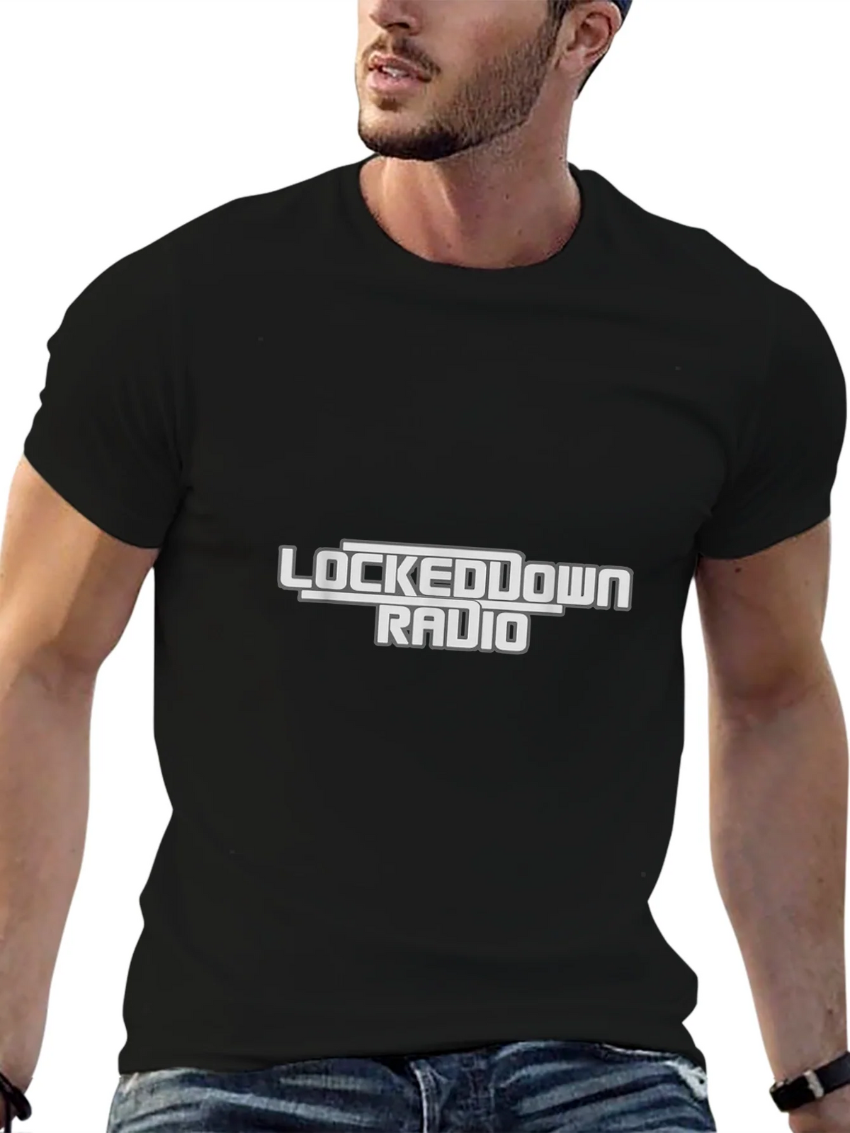 LockedDown Radio Black T-Shirt product image 5