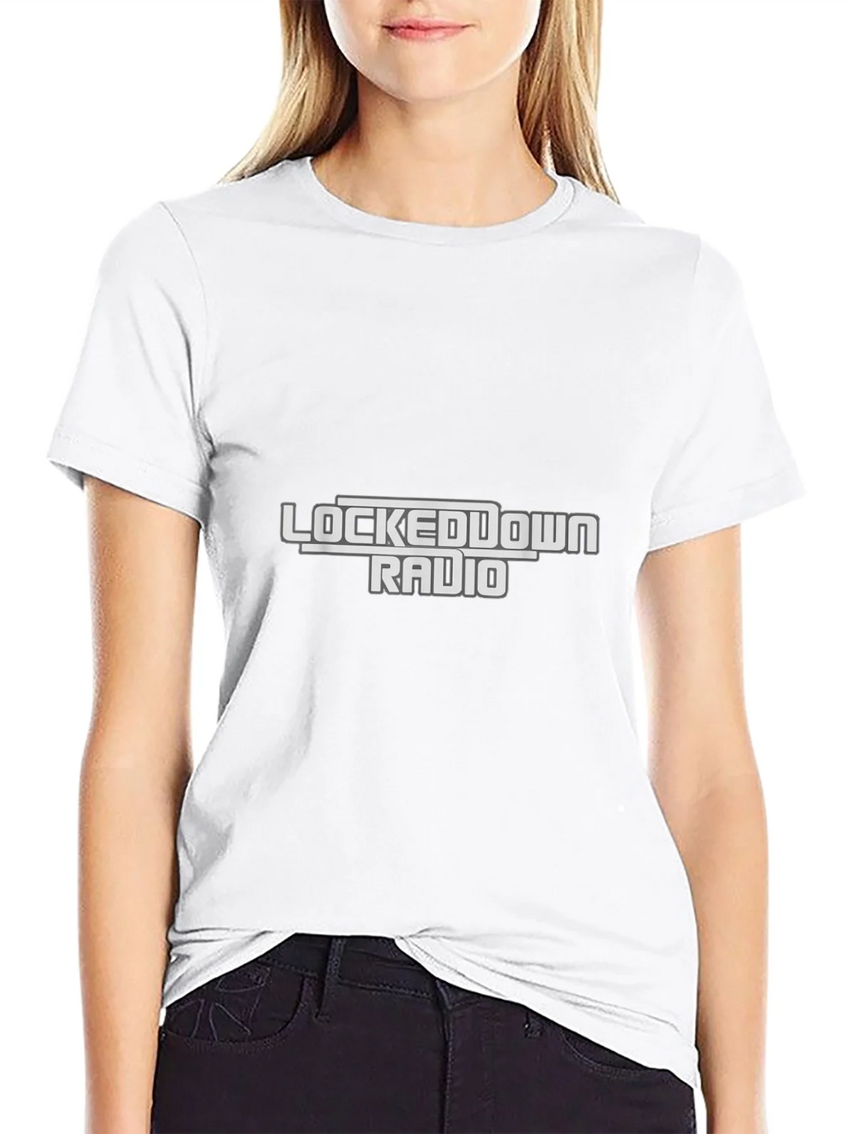 LockedDown Radio Black T-Shirt product image 7