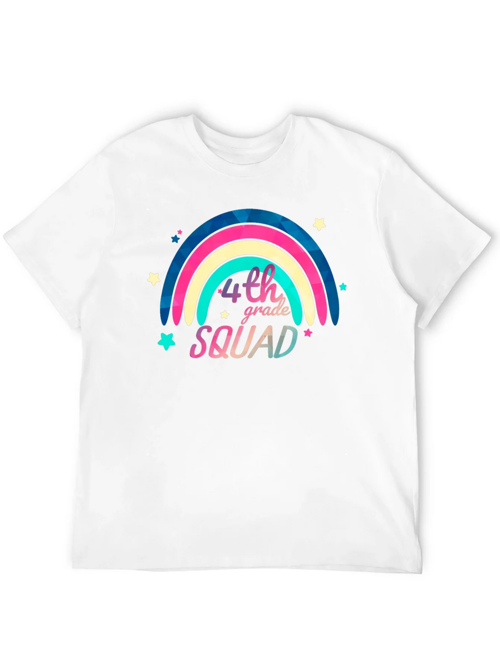 4th Grade Squad Rainbow Graphic Tee - Black product image 11