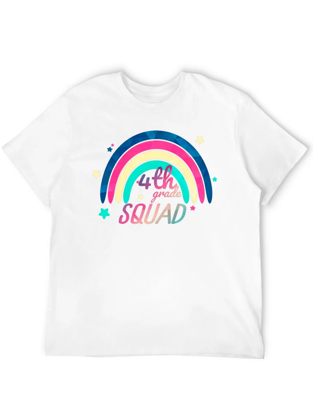 4th Grade Squad Rainbow Graphic Tee - Black product image 11