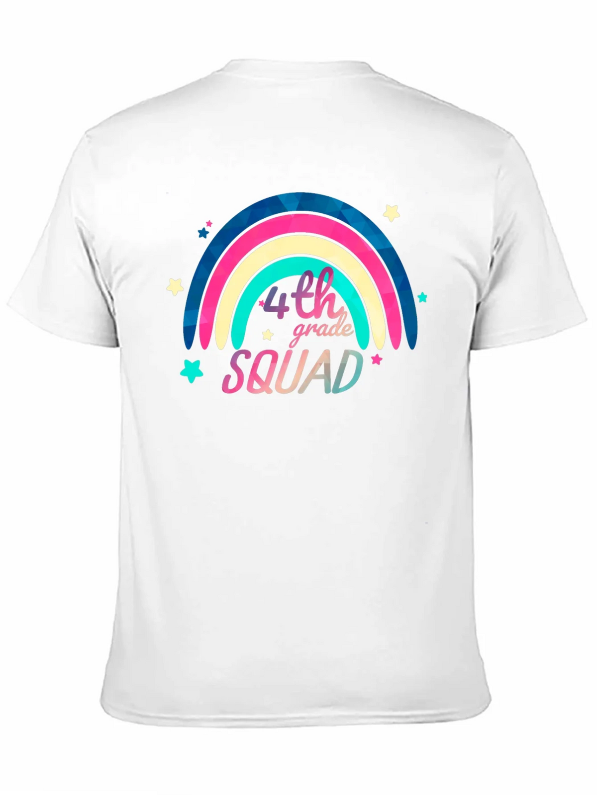 4th Grade Squad Rainbow Graphic Tee - Black product image 10