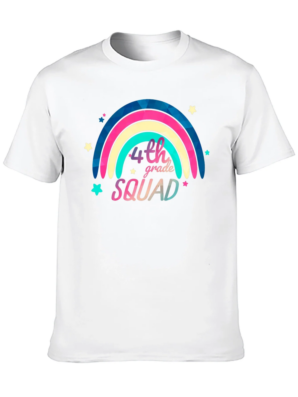 4th Grade Squad Rainbow Graphic Tee - Black product image 9