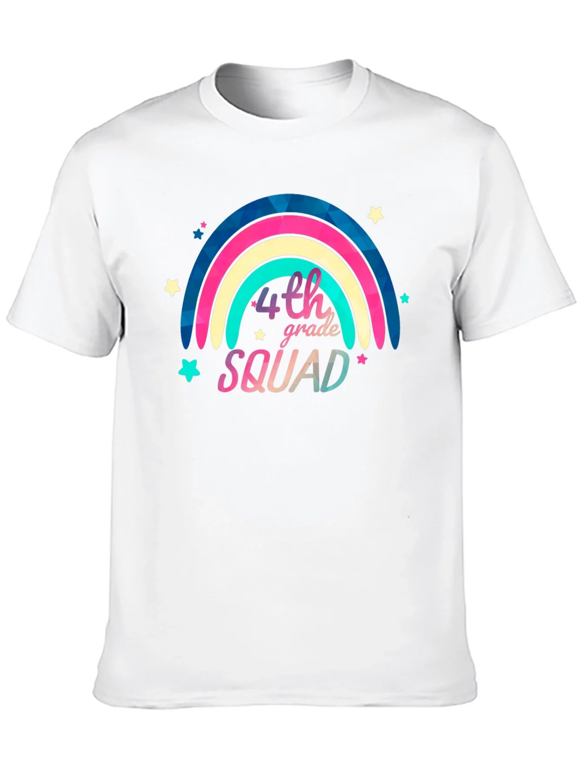 4th Grade Squad Rainbow Graphic Tee - Black product image 9