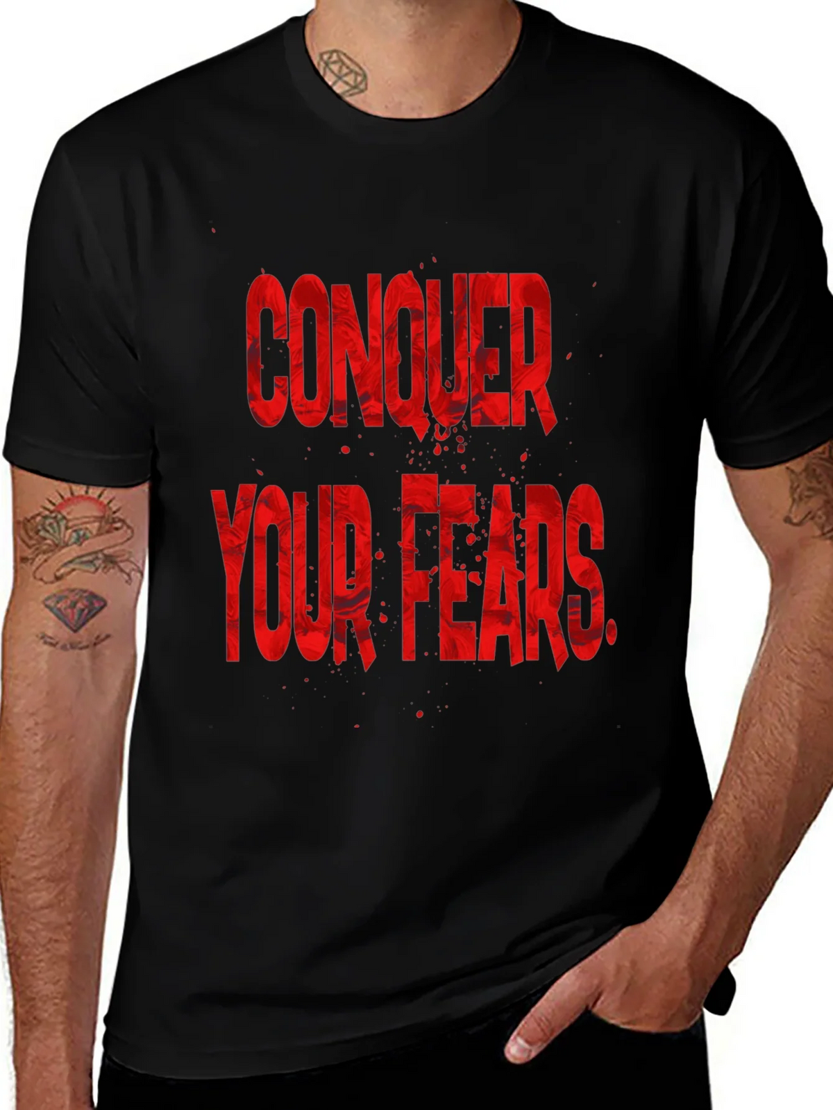 Conquer Your Fears Graphic Tee product image 1