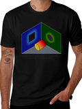 Perspective Illusion Graphic T-Shirt - Optical Design product image 1