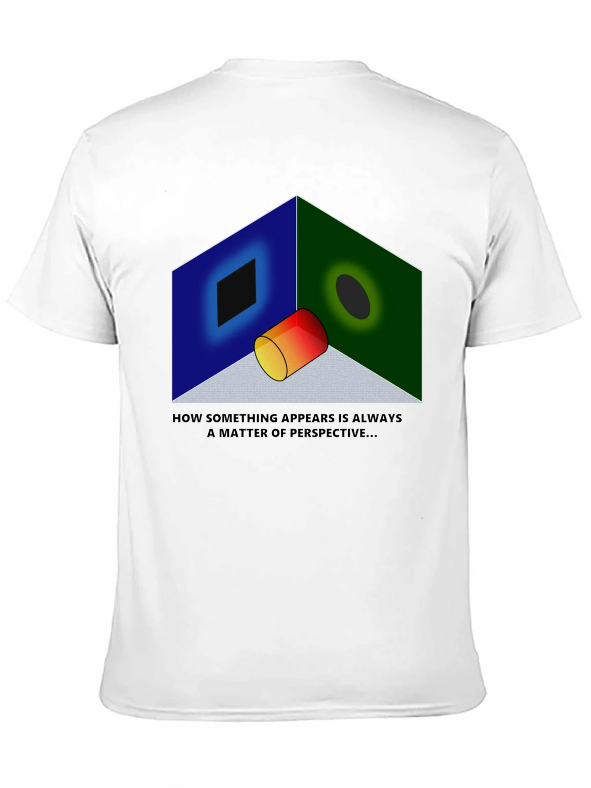 Perspective Illusion Graphic T-Shirt - Optical Design product image 10