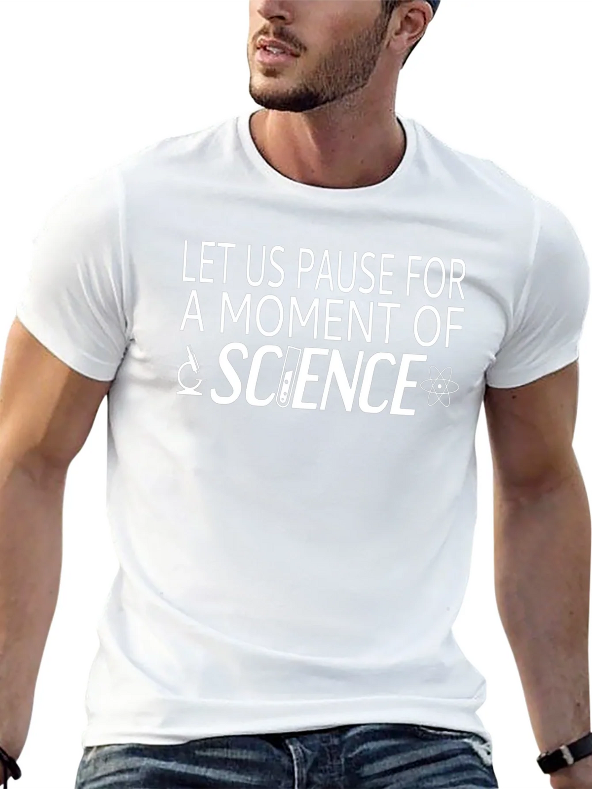 Science T-Shirt - Let Us Pause For product image 8