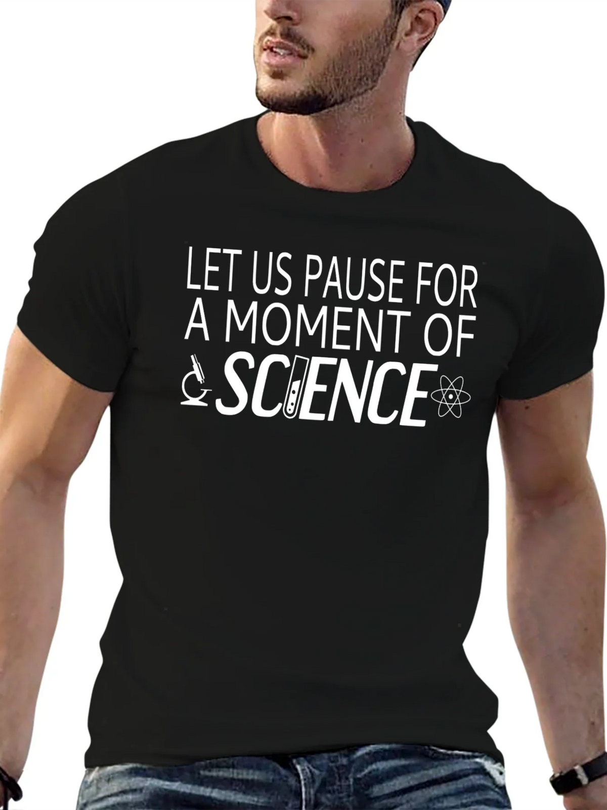 Science T-Shirt - Let Us Pause For product image 5