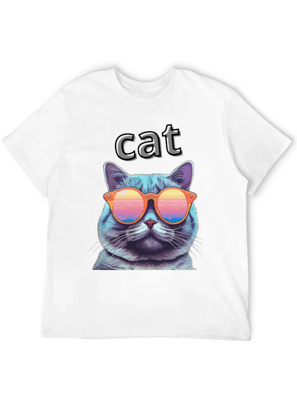 Cool Cat T-Shirt with Sunglasses - Fun Graphic Tee product image 11