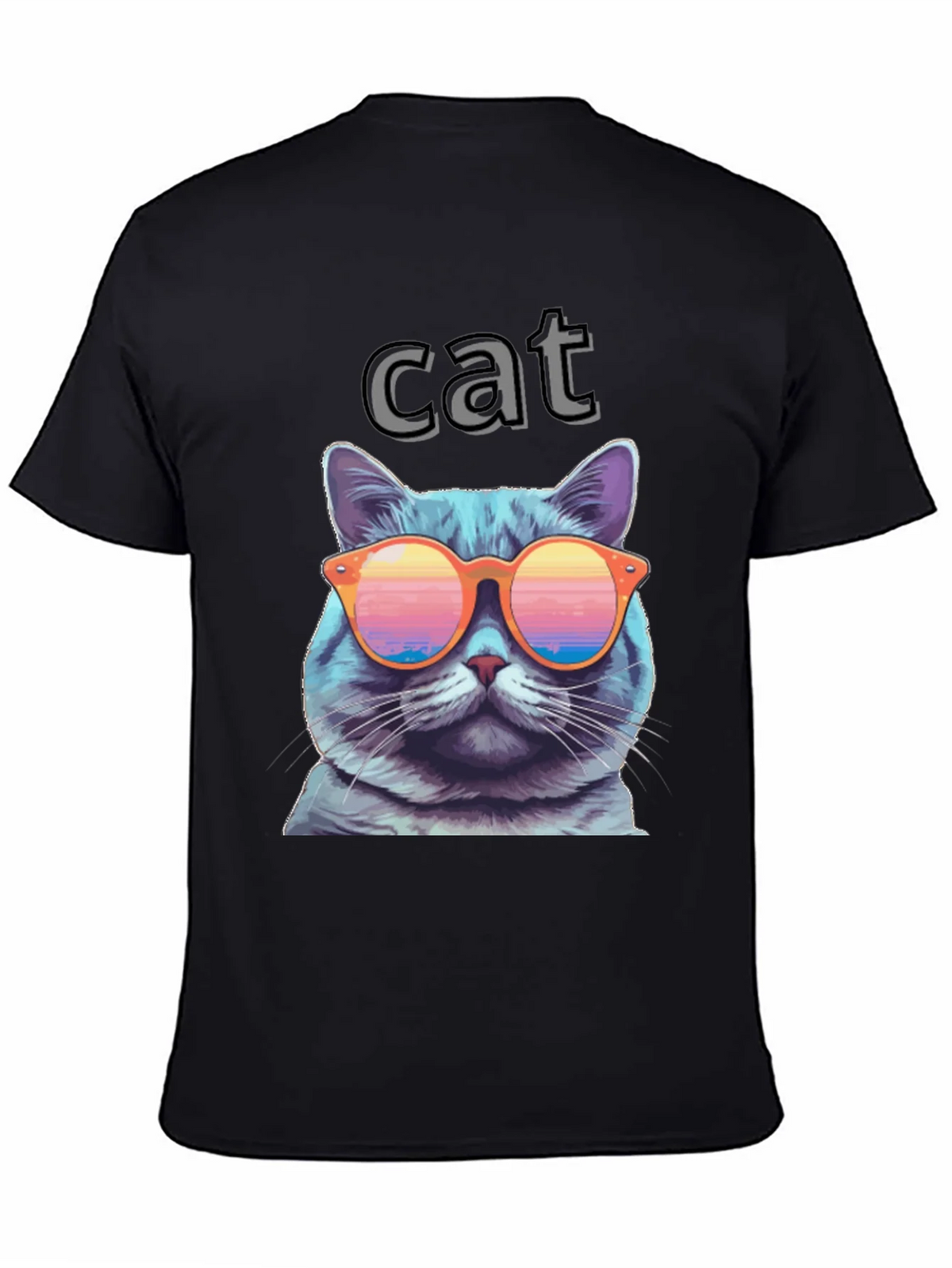 Cool Cat T-Shirt with Sunglasses - Fun Graphic Tee product image 4