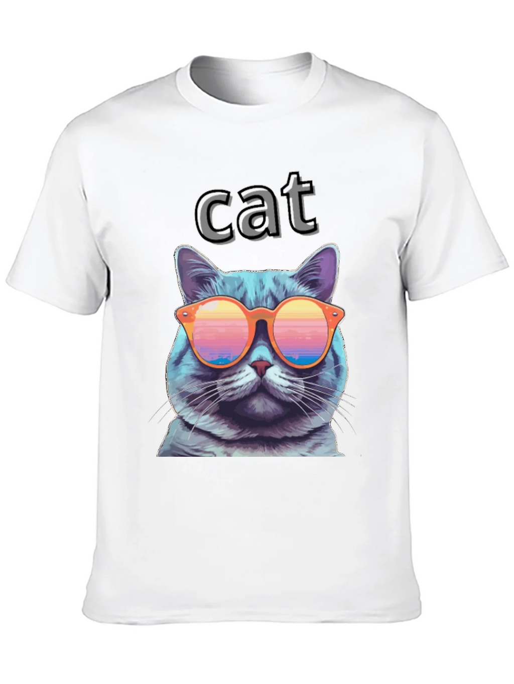 Cool Cat T-Shirt with Sunglasses - Fun Graphic Tee product image 9