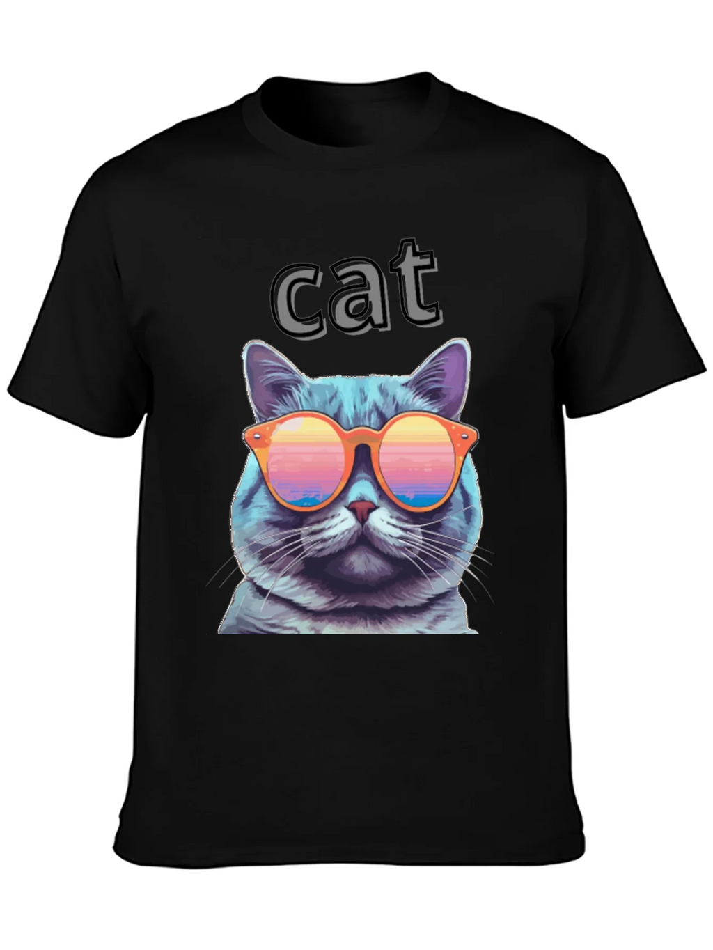 Cool Cat T-Shirt with Sunglasses - Fun Graphic Tee product image 3